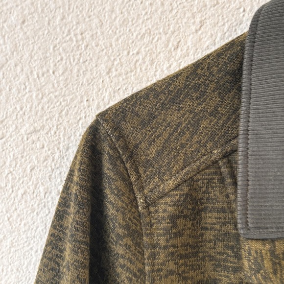 PrAna Breathe Softshell Jacket Womens Size L Green Asymmetrical Zip Outdoor - Picture 7 of 16